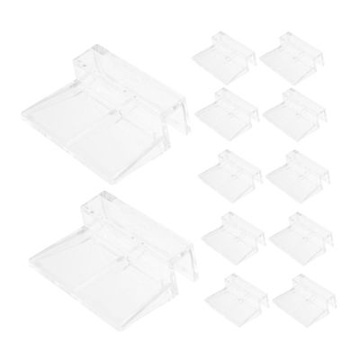 BESPORTBLE 12-Piece Aquarium Glass Lid Clips for 6 mm Rimless Aquariums