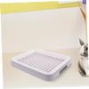 Rectangular Rabbit Cage Toilet, Tip-Resistant, 2-Pack view 4