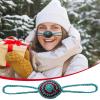Crocheted Christmas Nose Warmer for Cold Noses view 3