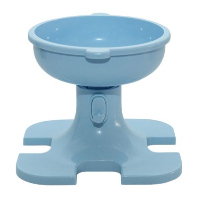 Raised Cat Bowl, Adjustable Height, Non-Slip and Tip-Resistant