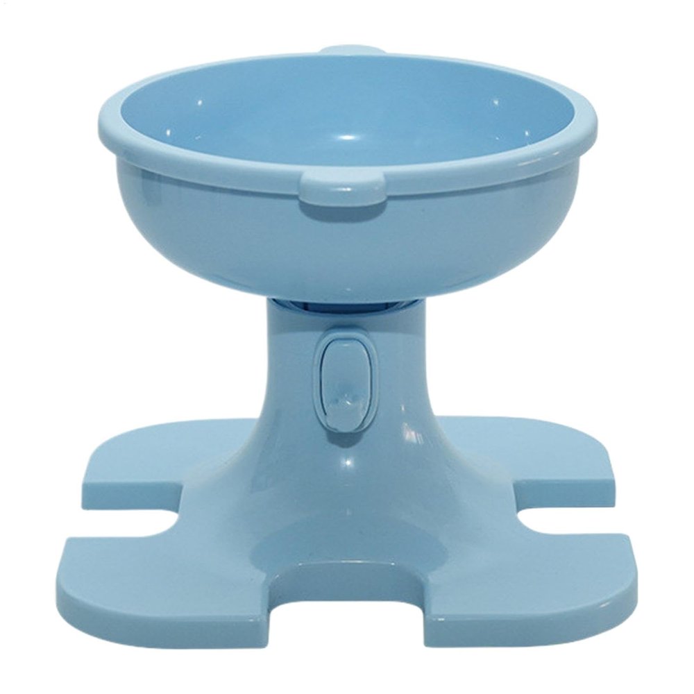 Raised Cat Bowl, Adjustable Height, Non-Slip and Tip-Resistant