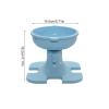 Raised Cat Bowl, Adjustable Height, Non-Slip and Tip-Resistant view 2