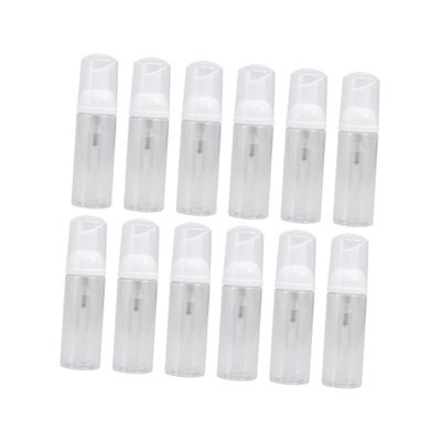 PAMINGONO Travel-Friendly Refillable Pump Bottles, 50 mL, Shampoo Dispenser Bottles, 12 Pack
