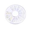 Healeved 200-Piece Beige Mixed Pearl Nail Stickers view 1