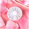 Healeved 200-Piece Beige Mixed Pearl Nail Stickers view 4