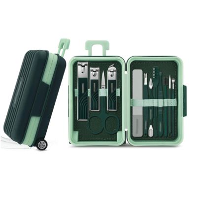 esmen 7-in-1 Stainless Steel Household Manicure Set with Nail Clippers, Nail File and Pedicure Tools