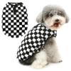 Zunea Plaid Fleece Dog Sweater for Small Dogs and Cats view 1
