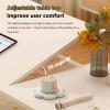 Adjustable Bed Table with Wheels and Tilting Tabletop view 2