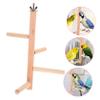 Natural Wood Bird Perch Platform Toy for Parrot Cages view 3