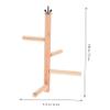 Natural Wood Bird Perch Platform Toy for Parrot Cages view 4