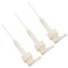 LALADEFIEE Plastic Dosing Pumps, Universal Bottle Pump Dispensers, 10 cc, White, 3-Pack view 1