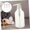 LALADEFIEE Plastic Dosing Pumps, Universal Bottle Pump Dispensers, 10 cc, White, 3-Pack view 3