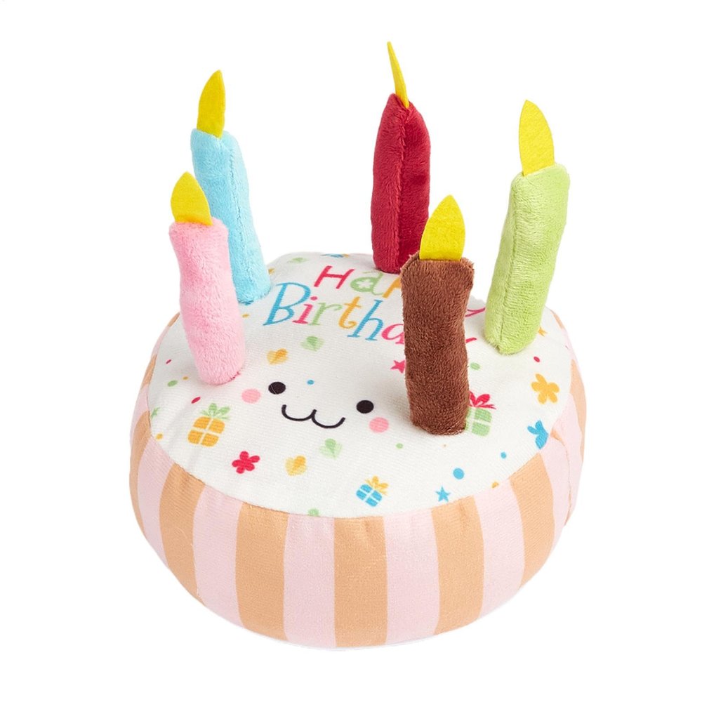Birthday Cake Dog Toy