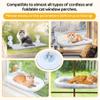 L&W BROS. 4-Pack Cat Window Perch Replacement Suction Cups, Holds up to 50 lb, Screw-On view 2