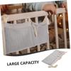 2-Pack Hanging Cotton Stroller Organizers with 2 Compartments view 3