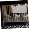 2-Pack Hanging Cotton Stroller Organizers with 2 Compartments view 4