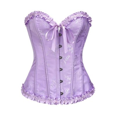 Women's Carnival Costume Corset – Retro Off-Shoulder Lace-Up Gothic Corset Top