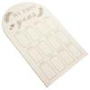 Cabilock Wooden First-Year Baby Photo Frame with Milestone Board, Khaki view 1