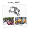 Happyyami 6-Piece Stainless Steel Bird Rings view 3