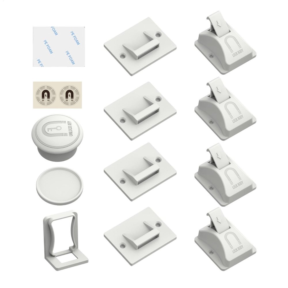 Magnetic Cabinet Locks for Baby Safety
