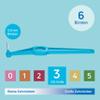 TePe Angle Interdental Brush, Blue, 0.6 mm/ISO Size 3, 6 Count view 3