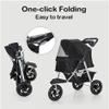 LZHUYE Pet Stroller for Dogs view 3
