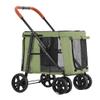 Large Dog Stroller, Foldable Pet Travel Wagon with 4 Wheels view 1