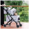 LZHUYE Double-Decker Pet Stroller for Two Cats or Dogs view 2