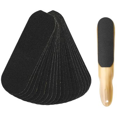 Foot Care Sandpaper Tool, 40-Piece Black Callus Remover