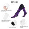 Jaywis Purple Flower 15–20 mmHg Compression Socks for Women and Men view 2