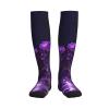 Jaywis Purple Flower 15–20 mmHg Compression Socks for Women and Men view 4