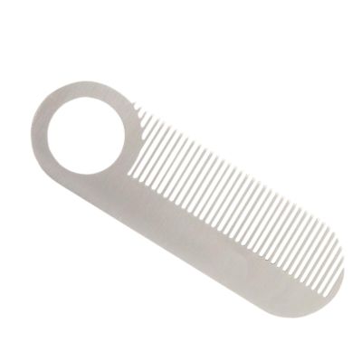 Metal Beard Comb with Fine Teeth