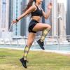 Jaywis Yellow-Gray-Black Plaid Compression Socks, 15–20 mmHg view 3