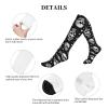 Jaywis White Punk Skull Compression Socks, 15–20 mmHg view 2