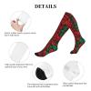 Jaywis Red Rose Women's and Men's Compression Socks, 15–20 mmHg, Black view 2
