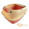 PP High-Sided Open Cat Litter Box | Ventilated Cat Toilet view 1