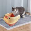 PP High-Sided Open Cat Litter Box | Ventilated Cat Toilet view 3