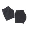 Gel Heel Socks, Size L, Nylon, Black view 3