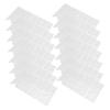 Baluue Disposable Beard Hair Catcher, Multifunctional and Portable, 20-Piece PE Set for Sinks and Bathtubs view 1