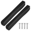 Wheelchair Armrest Pads, 1 Pair, Black, PU/ABS view 1
