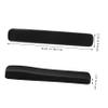 Wheelchair Armrest Pads, 1 Pair, Black, PU/ABS view 2