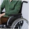 Wheelchair Armrest Pads, 1 Pair, Black, PU/ABS view 4