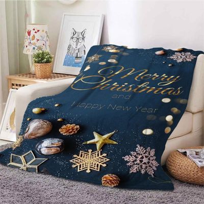 TMMDH Christmas Plush Blanket, 100 x 150 cm