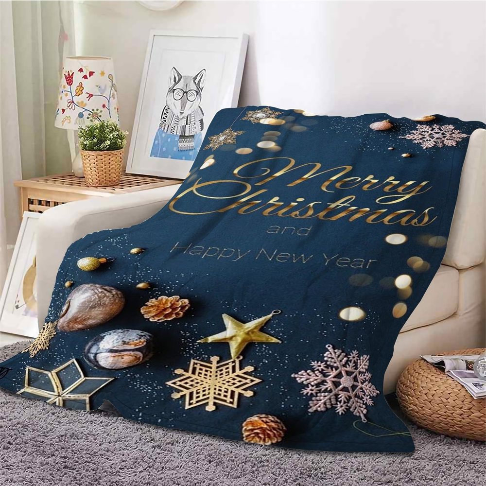 TMMDH Christmas Plush Blanket, 100 x 150 cm
