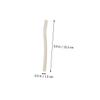 Baluue 3-Piece Compact Stainless Steel Eyebrow Razors view 2