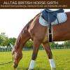 English Fleece Girth with Stainless Steel Buckle and Elastic Ends view 2