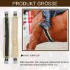 English Fleece Girth with Stainless Steel Buckle and Elastic Ends view 3