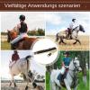 English Fleece Girth with Stainless Steel Buckle and Elastic Ends view 4