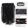 Deep Wave Clip-In Hair Extensions for Women, 8-Piece Set, Double Weft, Remy Hair, 26 in view 2