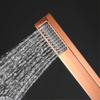 QTYQWC Rose Gold Square Universal G1/2-Inch Wall-Mounted Handheld Shower Head view 2